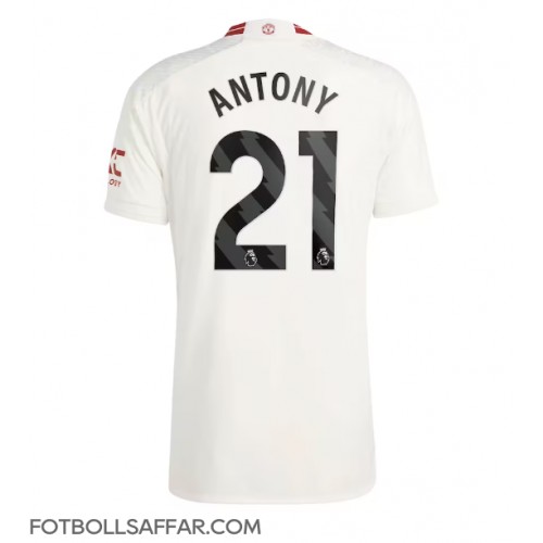 Manchester United Antony #21 Tredjeställ 2023-24 Kortärmad